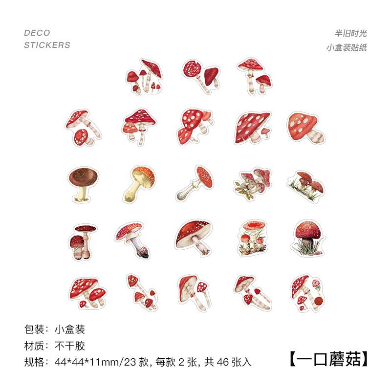 Mushroom Sticker Set