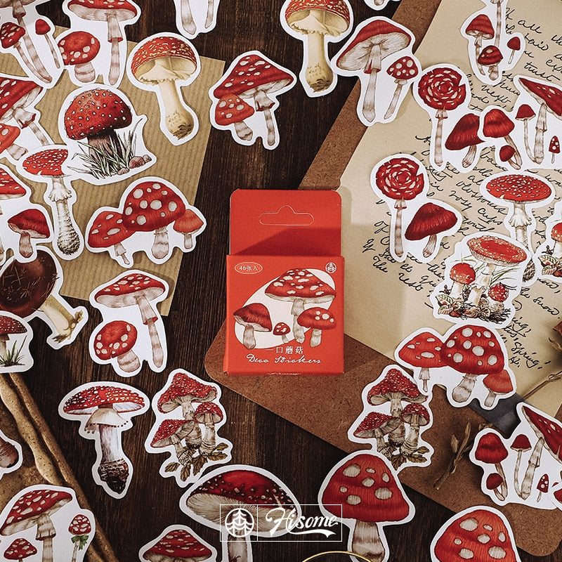 Mushroom Sticker Set